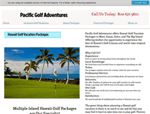 Tablet Screenshot of pacgolf.com